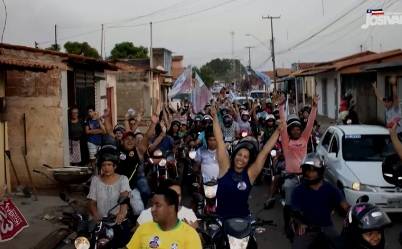 Multidão faz carreata e lota ruas de Imperatriz (MA) em apoio a Josivaldo JP