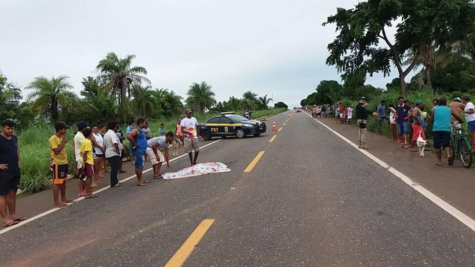 Pedestre morre atropelado ao tentar atravessar a BR-010﻿
