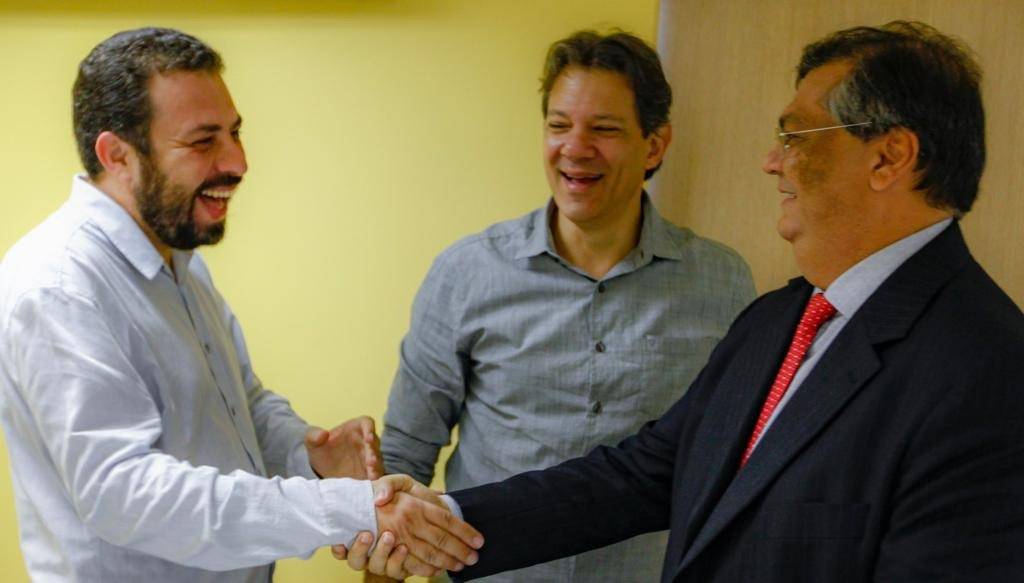 Ao lado de Haddad e Boulos, Flávio Dino segue seu projeto à Presidência da República