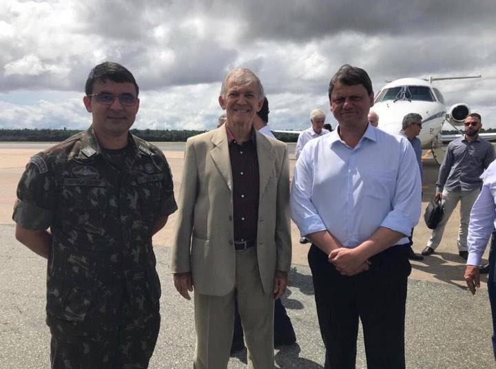 Coronel Monteiro recebe ministro de Bolsonaro em São Luís (MA)
