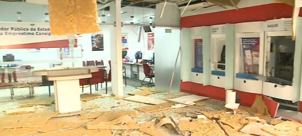 Bandidos explodem mais uma agência bancária em São Luís