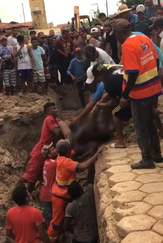 Jovem morre soterrado durante obra da prefeitura de Centro do Guilherme (MA)