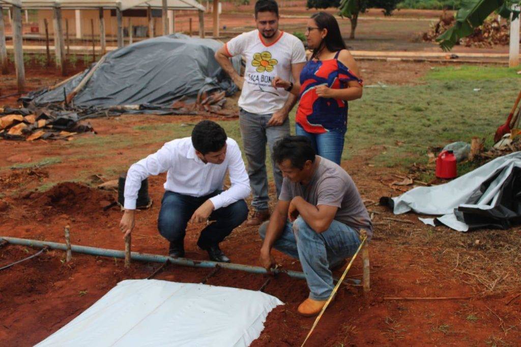 Pré-candidato à prefeito de São João do Paraíso, visita prefeita no Tocantins