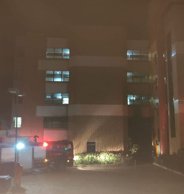 Após incêndio em hotel na capital, 10 hóspedes vão parar em hospital