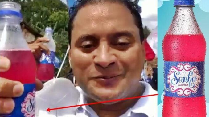 Weverton Rocha confunde guaraná Sonho com Jesus e vira piada na internet