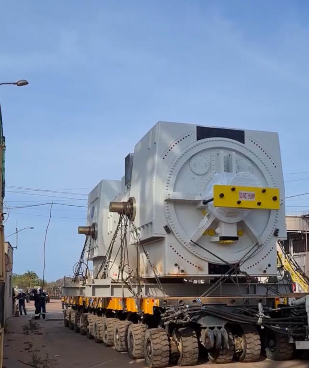 VÍDEO: PRF inicia transporte de mega turbina na BR-135 nesta sexta-feira (27)
