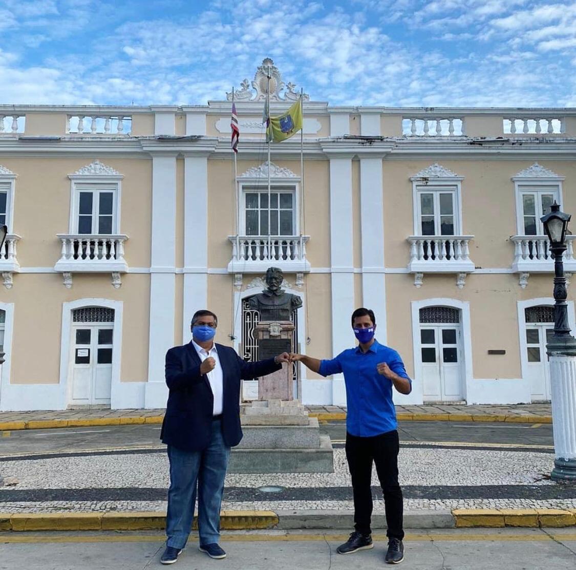 IMAGEM DO DIA: Flávio Dino declara guerra à Eduardo Braide com apoio do Palácio dos Leões