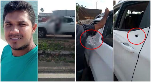Empresário é perseguido e assassinado a tiros na BR-135 na entrada de São Luís