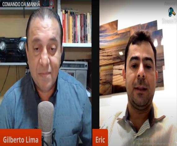 Eric Costa faz balanço de gestão da Famem em entrevista à Rádio Timbira AM