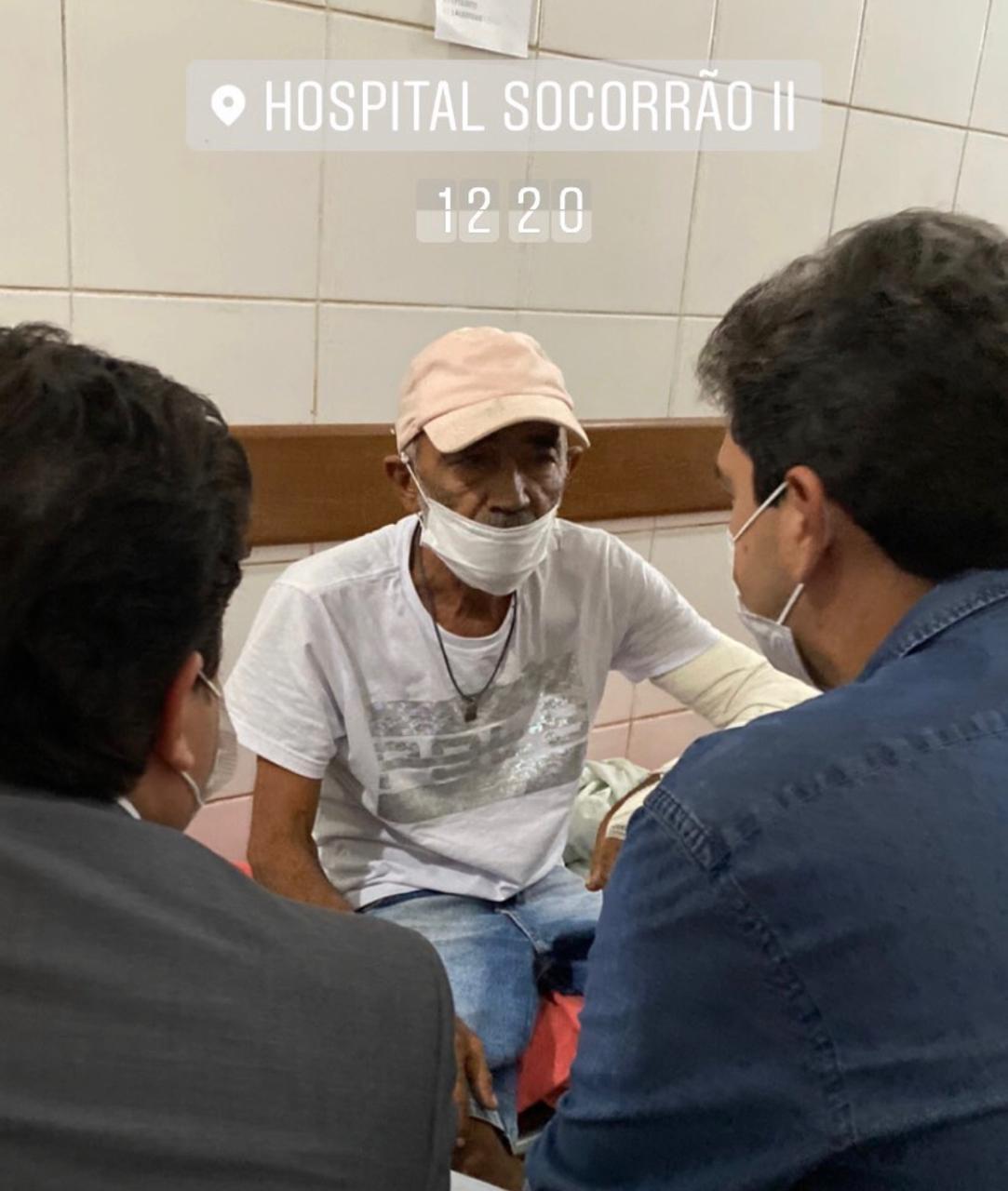 Eduardo Braide inicia mandato visitando o Socorrão em São Luís