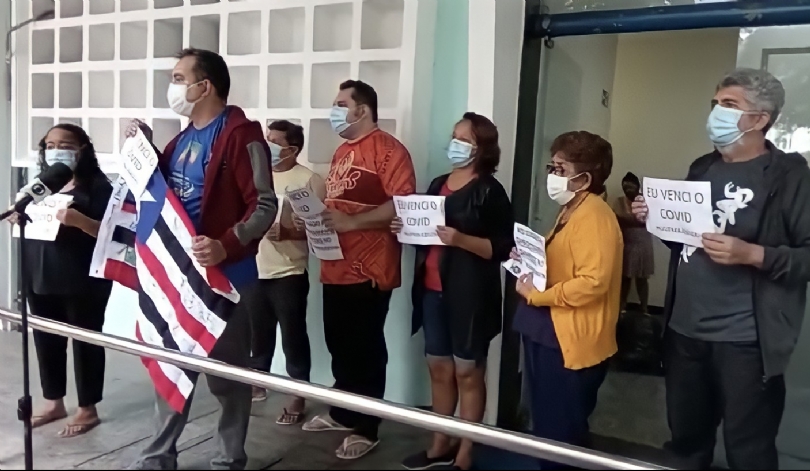 Covid-19: oito pacientes vindos de Manaus recebem alta hospitalar do HU-UFMA