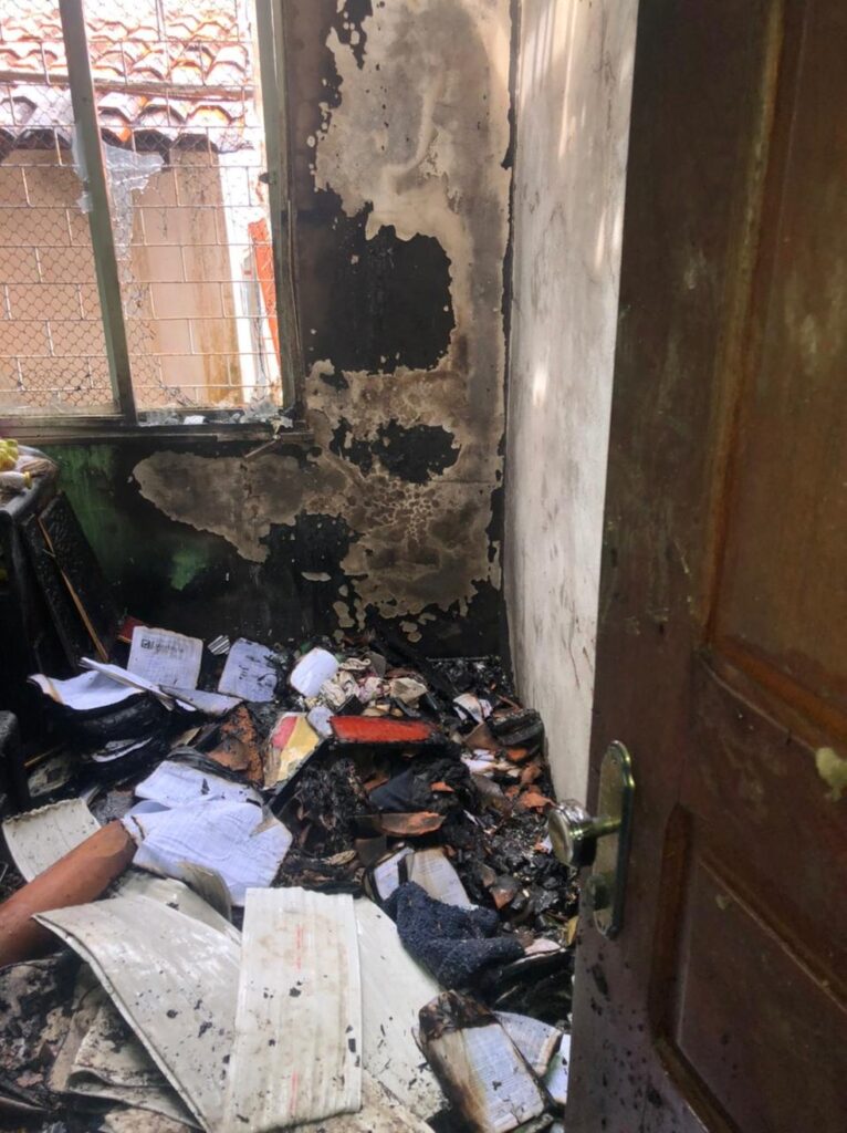 Incêndio atinge residência no bairro Madre Deus, em São Luís
