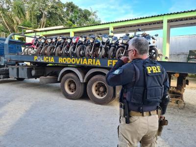 PRF apreende mais de 100 motocicletas com irregularidades no Maranhão em cinco dias de operação