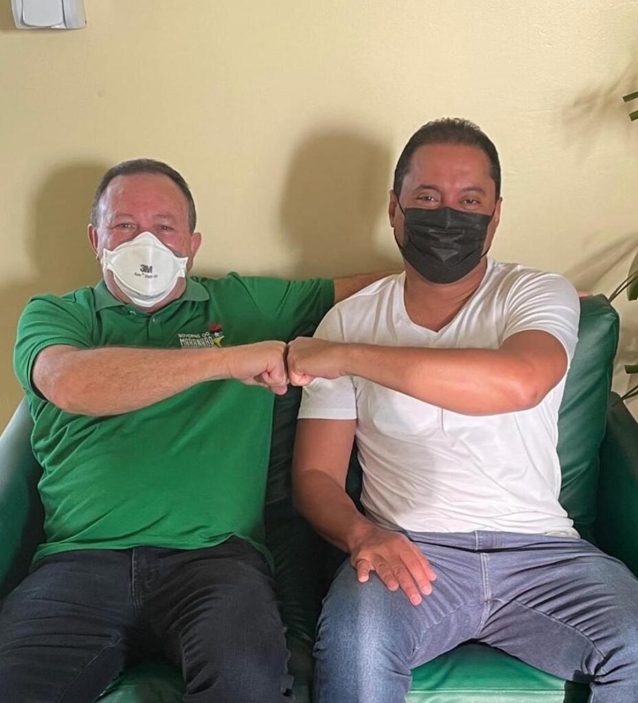 IMAGEM DO DIA: Carlos Brandão e Weverton juntos