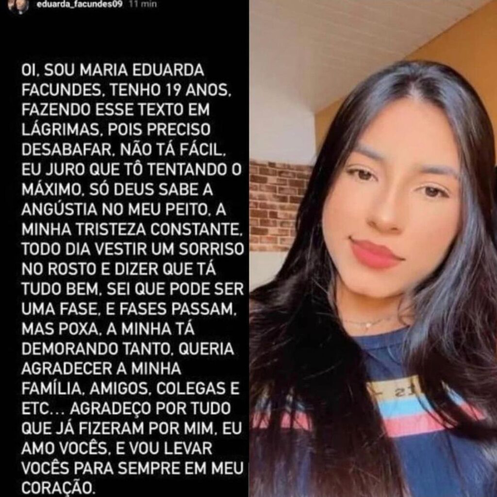 Jovem recorre ao suicídio no Maranhão e deixa ‘carta’ de despedida; veja