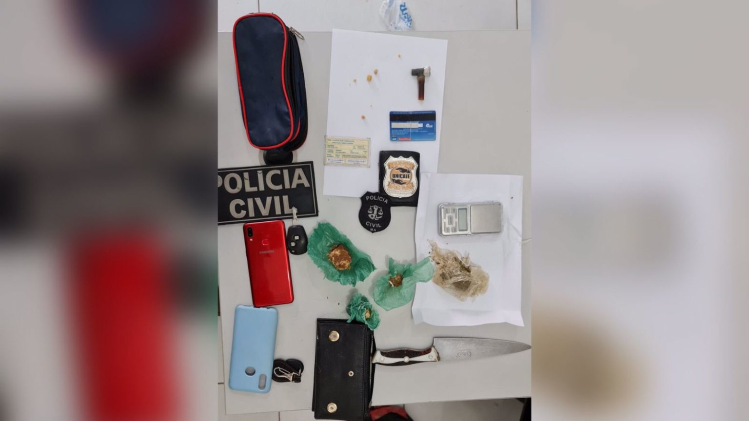Após troca de tiros, trio é preso suspeito de tráfico de drogas e receptação em São Luís