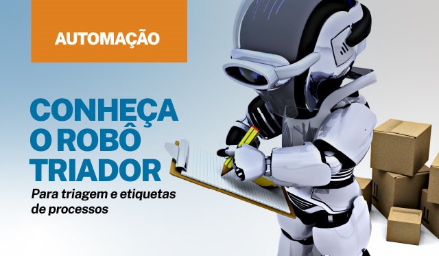 Robô do TJMA etiqueta processo eletrônico em 30 segundos