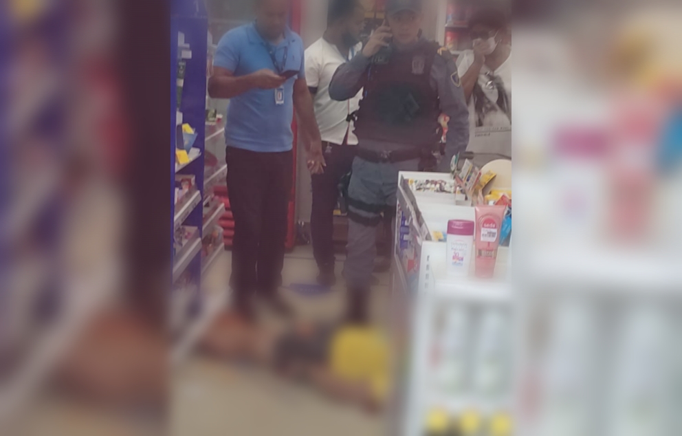 Preso suspeito de participar do assalto que resultou na morte de homem em farmácia