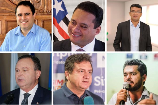 Seis candidatos ao governo do estado tem data marcada para lançar candidaturas