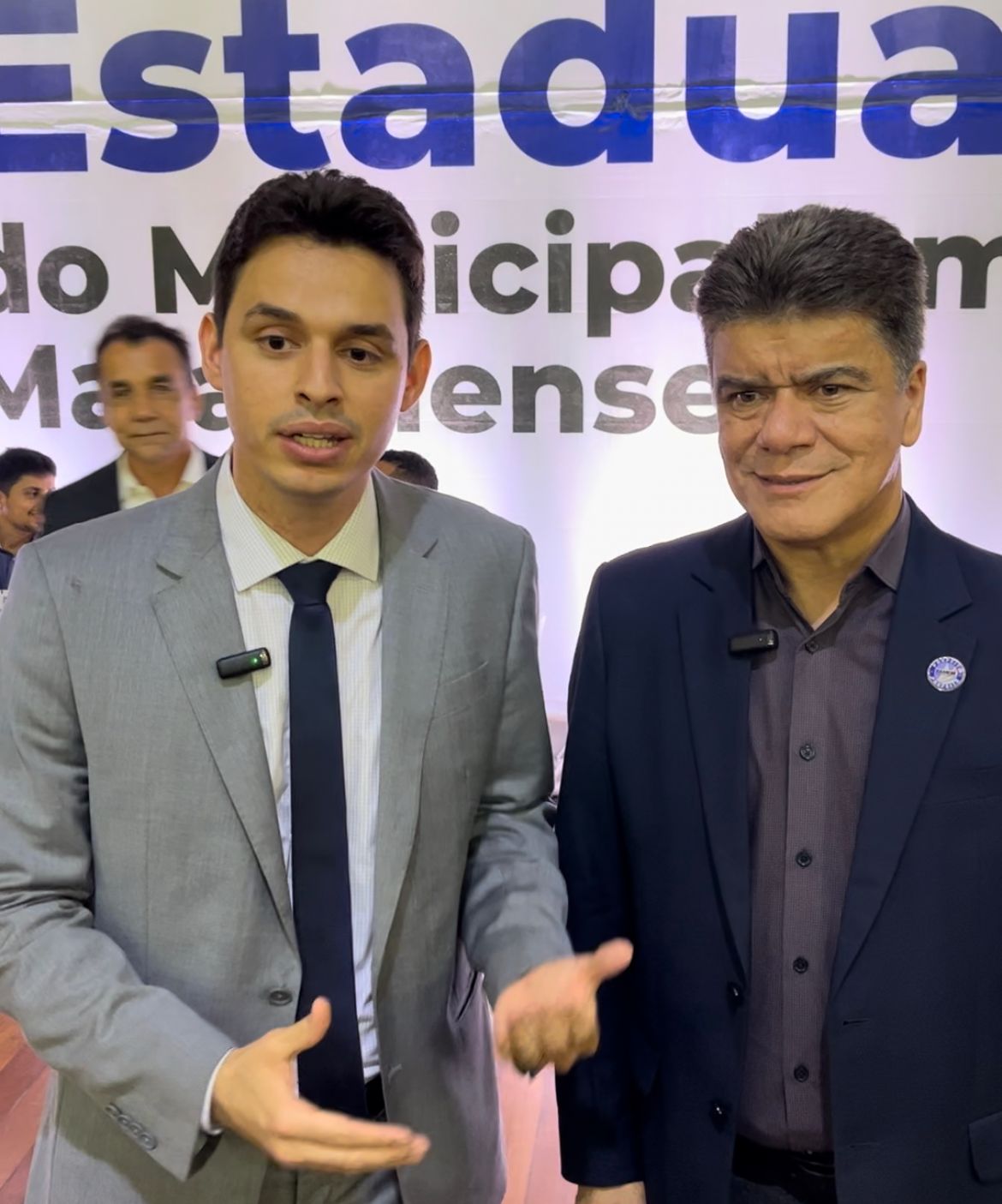 Ao lado do presidente da FAMEM, Deoclides Macedo destaca a importância do 1º Congresso Estadual do Municipalismo Maranhense