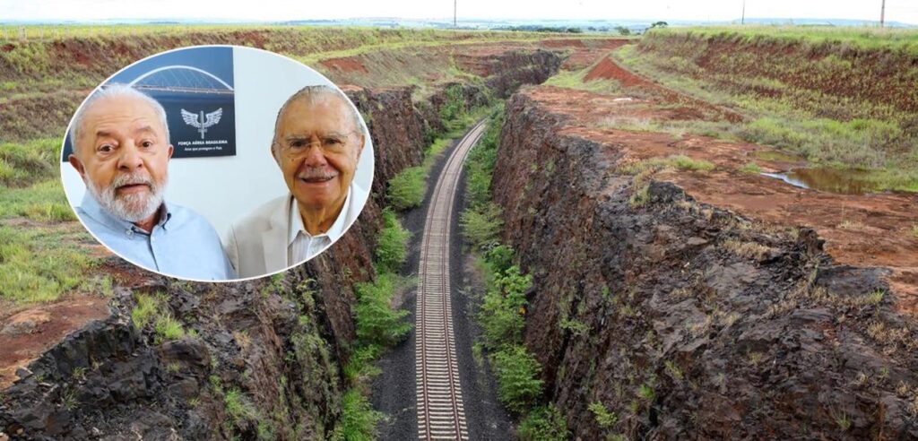 Ao lado de Sarney, Lula adia inauguração da Ferrovia Norte Sul após 36 do início da obra