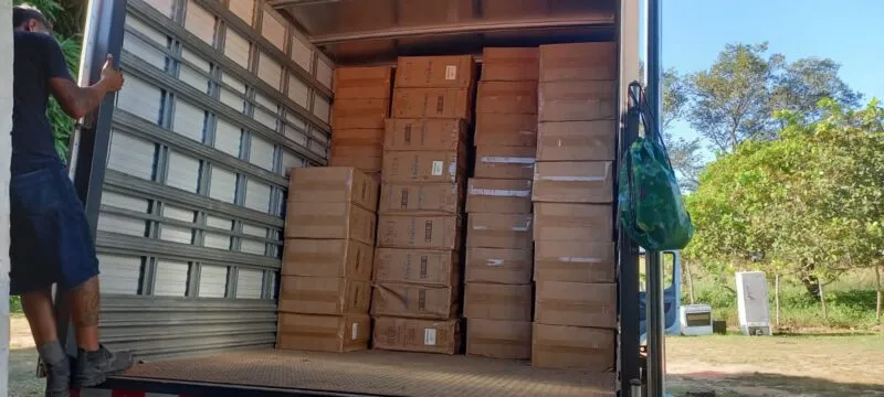 Carga de cigarros contrabandeados avaliada em R$ 5 milhões é apreendida no MA