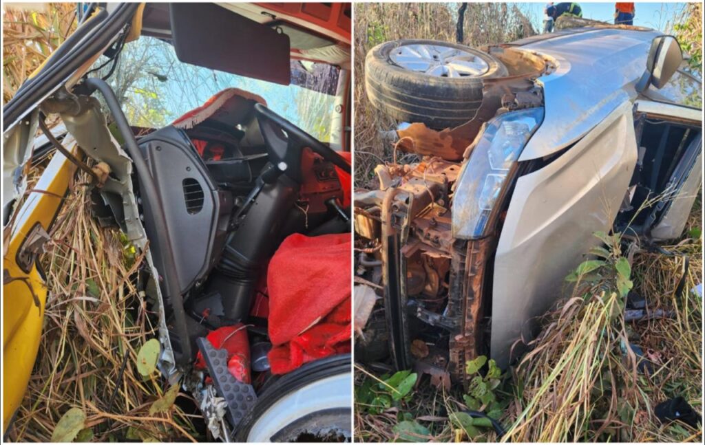 Pai morre e filhos ficam feridos após batida entre carro e caminhão em Balsas