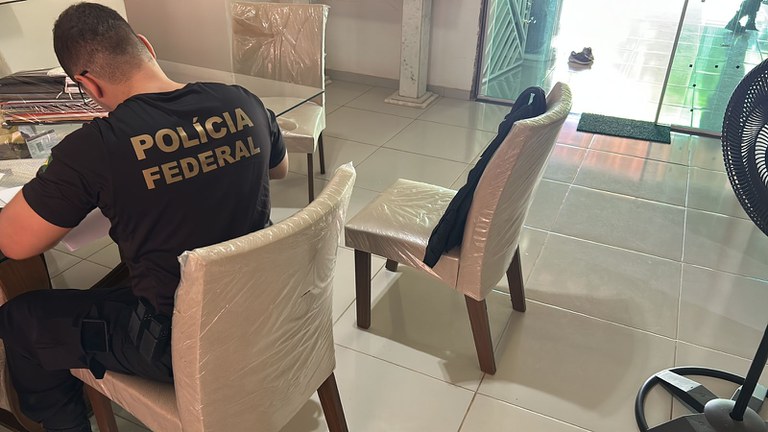 PF cumpre mandado de busca e apreensão durante operação contra lavagem de dinheiro no MA