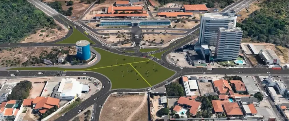 Veja como ficará o trânsito na rotatória do Calhau em São Luís após obras