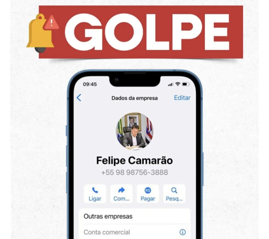 Criminosos se passam por Felipe Camarão para tentar aplicar golpes em prefeitos do Maranhão