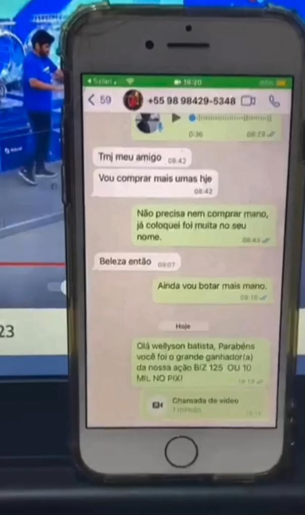 Influenciador do Maranhão expõe fraude em rifa sem querer durante live