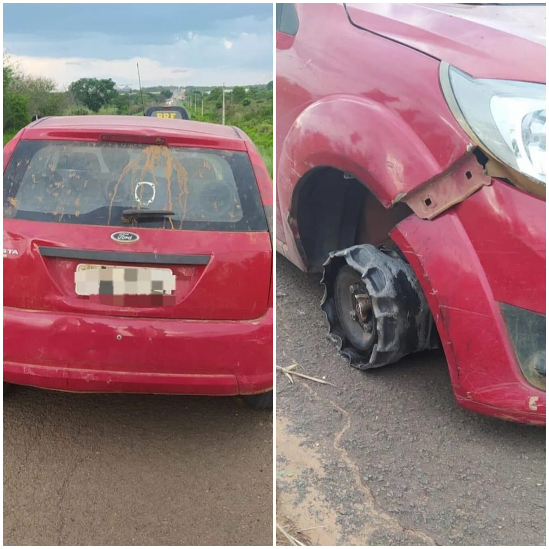Motorista bêbado é preso dirigindo veículo sem um dos pneus em Balsas no MA