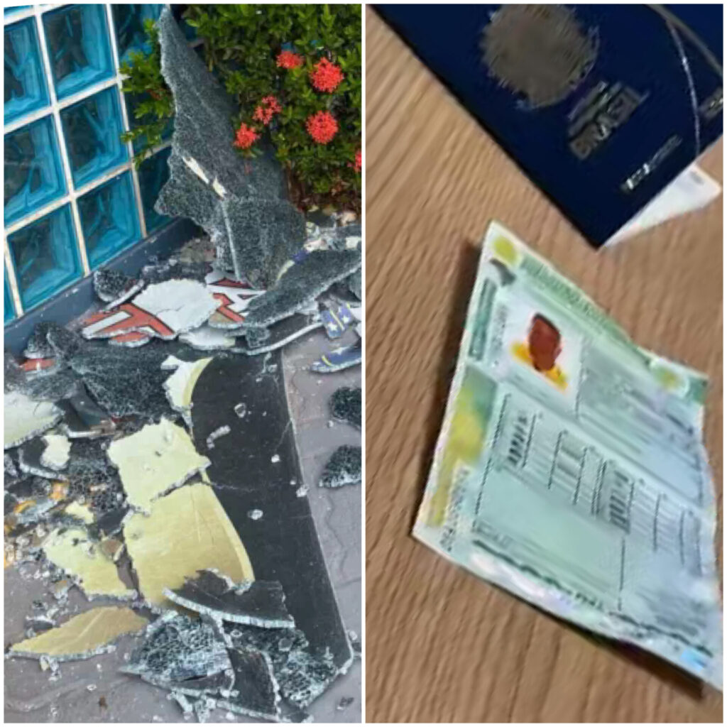 PM tenta tirar passaporte com documentos falsos, tenta fugir e quebra porta da sede da PF em Imperatriz