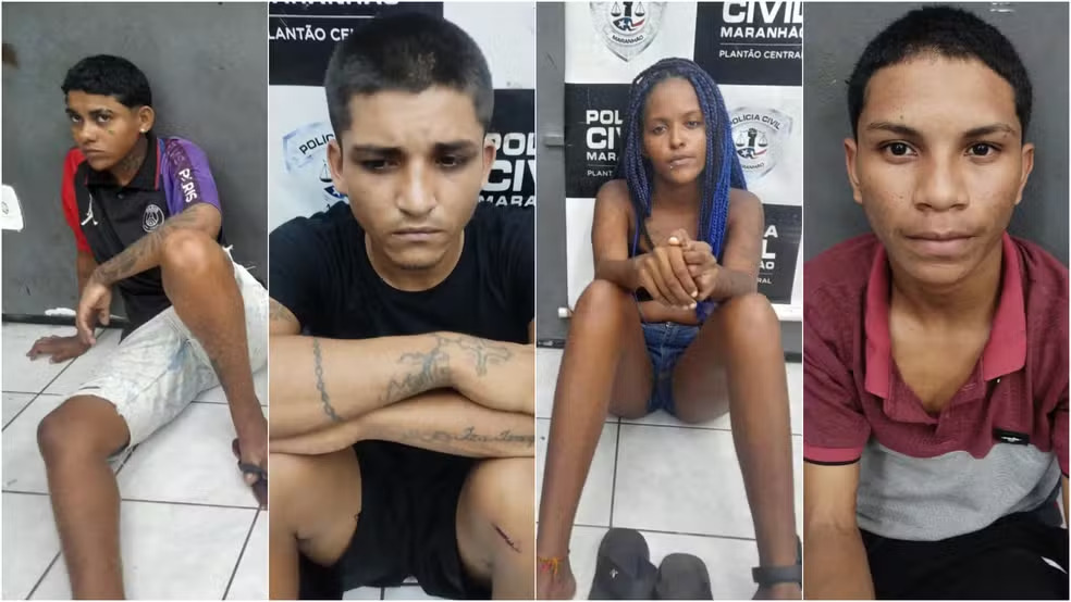 Quatro suspeitos de assaltos a ônibus em São Luís são presos
