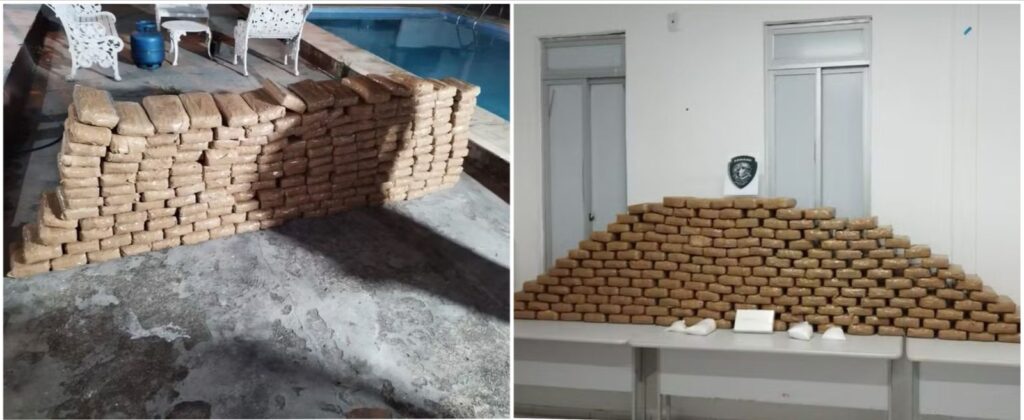Polícia encontra 200 kg de cocaína dentro de parede avaliados em mais de R$ 4 milhões em São Luís