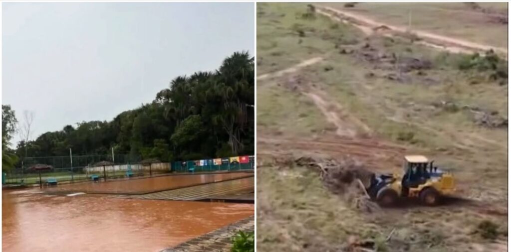 Desmatamento em área do tamanho de mil estádios em Riachão polui rio e deixa mais de 20 mil pessoas sem água