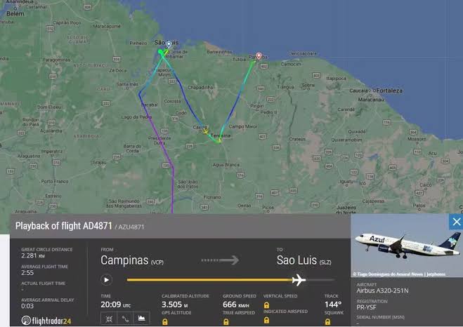 Avião com destino a São Luís declara emergência após ficar quase sem combustível: “Momento mais tenso da minha vida” diz passageiro