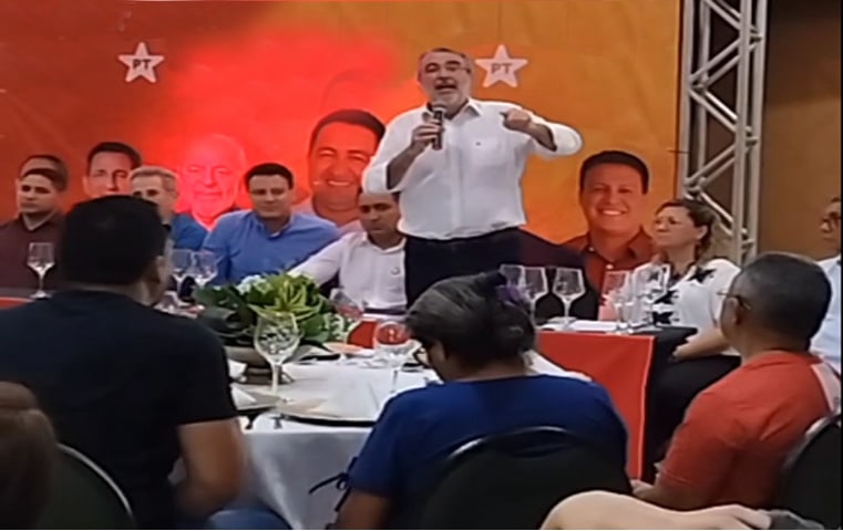 Vídeo: PT anuncia Felipe Camarão candidato ao governo do Maranhão