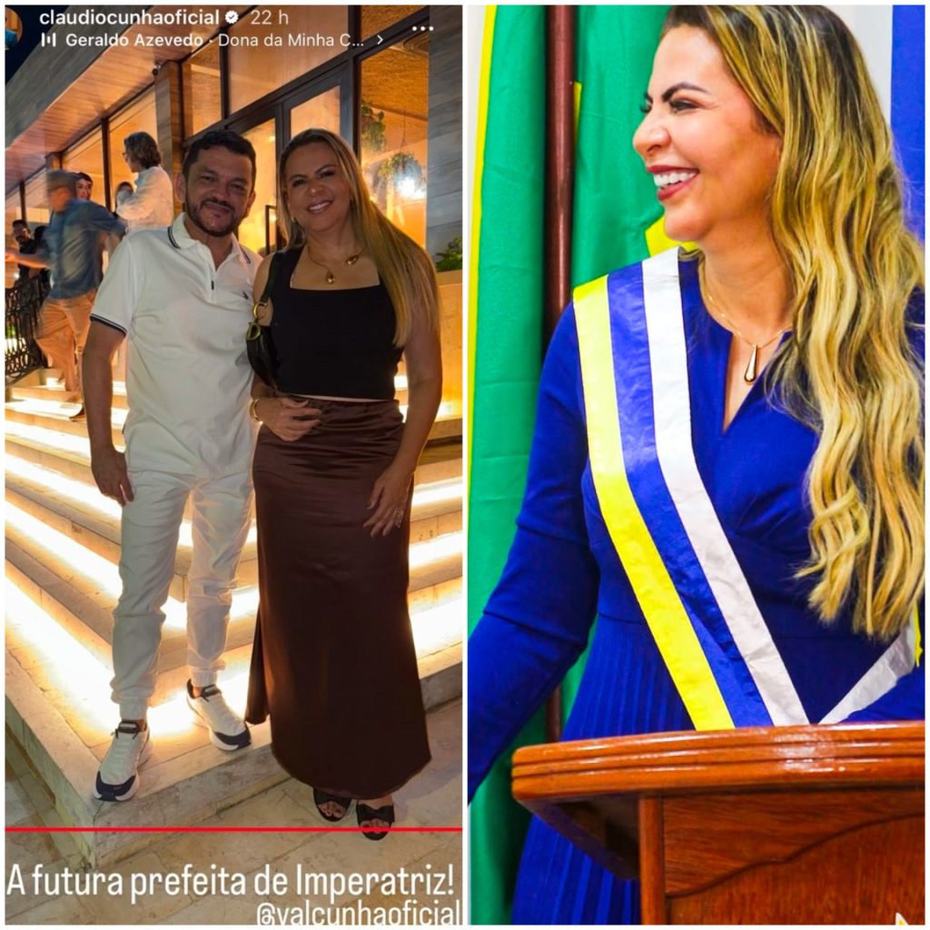 Deputado Claudio Cunha lança a esposa como pré-candidata a prefeita de Imperatriz para 2028