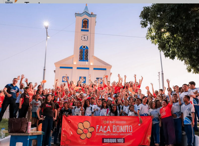 Prefeitura de Tuntum realiza caminhada em alusão ao 18 de Maio, Dia Nacional de Combate ao Abuso e à Exploração Sexual de Crianças e Adolescentes