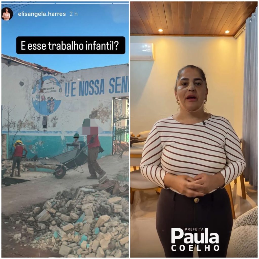 Após denúncia de advogada, prefeita de Riachão se defende de acusações do uso de trabalho infantil na reforma de escola