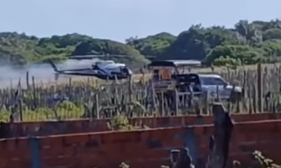 Helicóptero pega fogo e faz pouso de emergência nos Lençóis Maranhenses