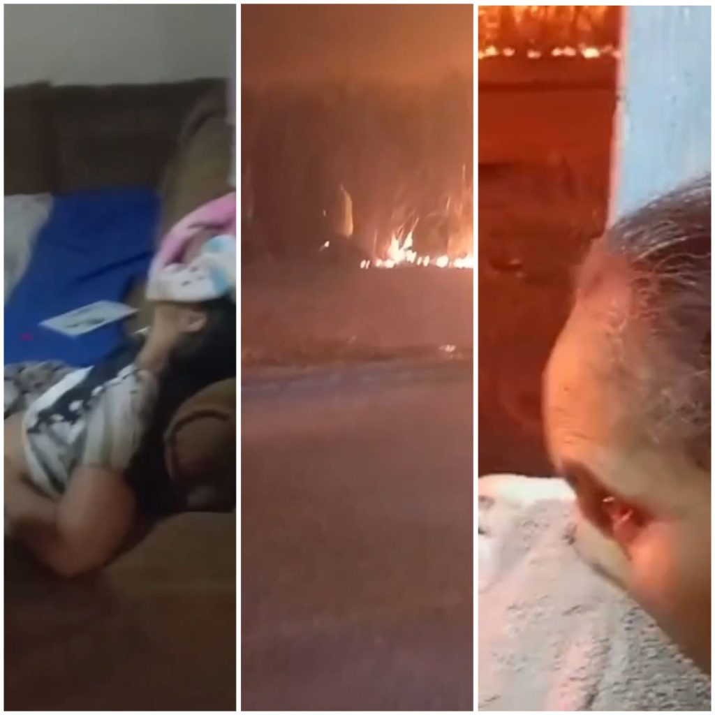 Moradores acusam empresa Maity de provocar incêndio em plantação ao lado de residências deixando moradores sem conseguir respirar