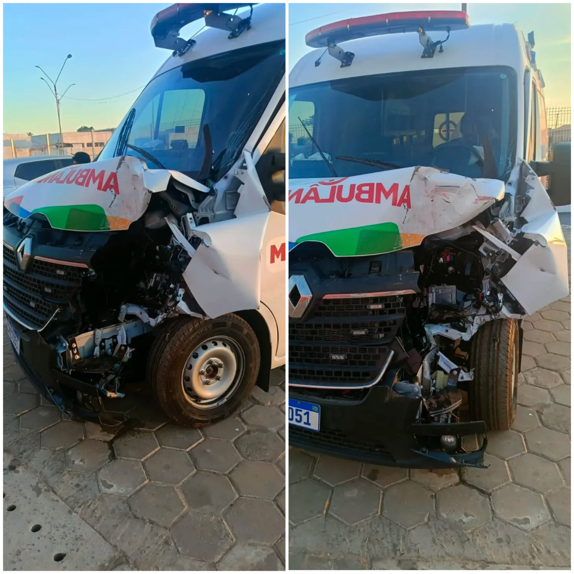 Ambulância entregue pelo governador Carlos Brandão a prefeito se envolve em acidente a caminho do município