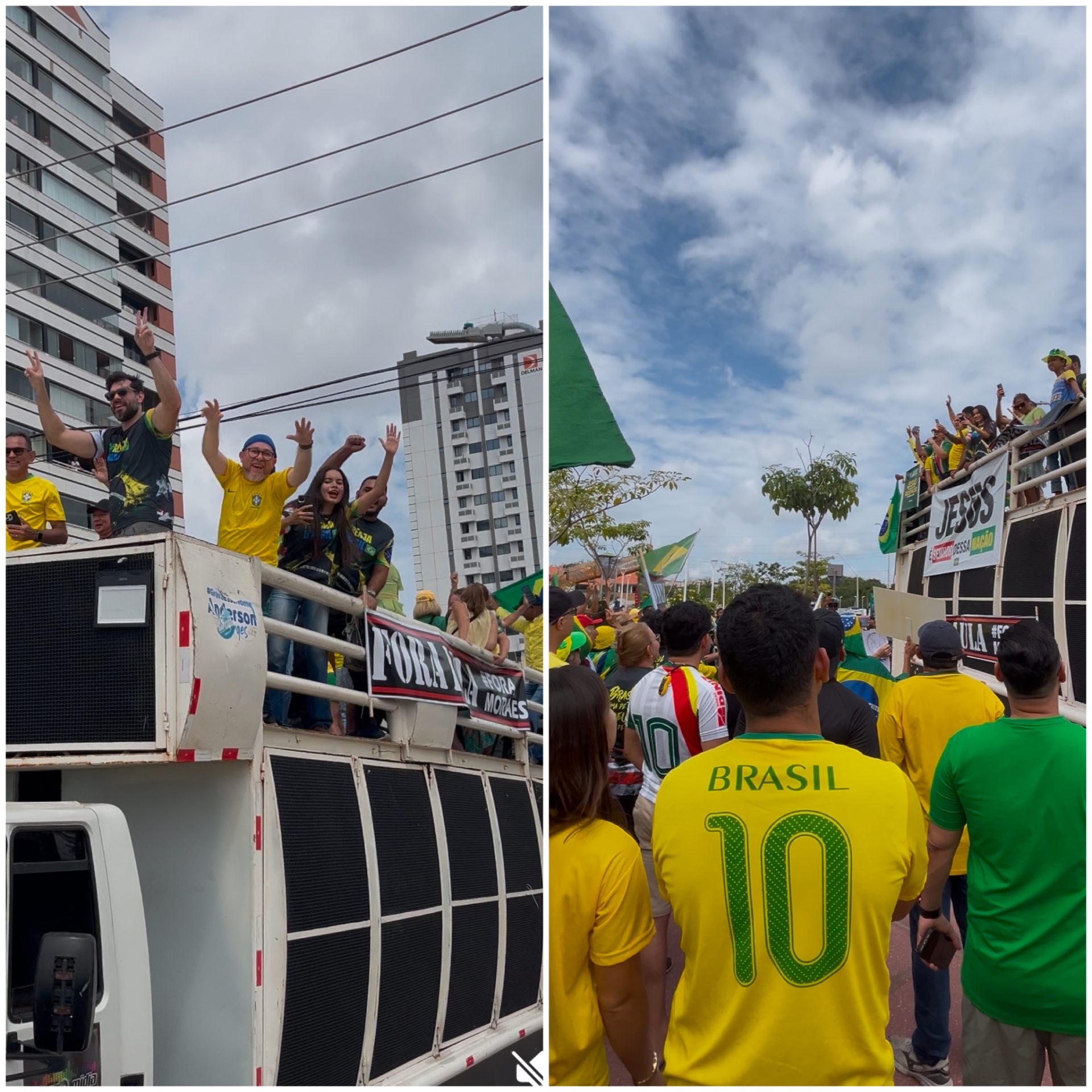 Ato “Fora Lula e Moraes” reúne vereadora bolsonarista e lideranças da Direita em São Luís do Maranhão