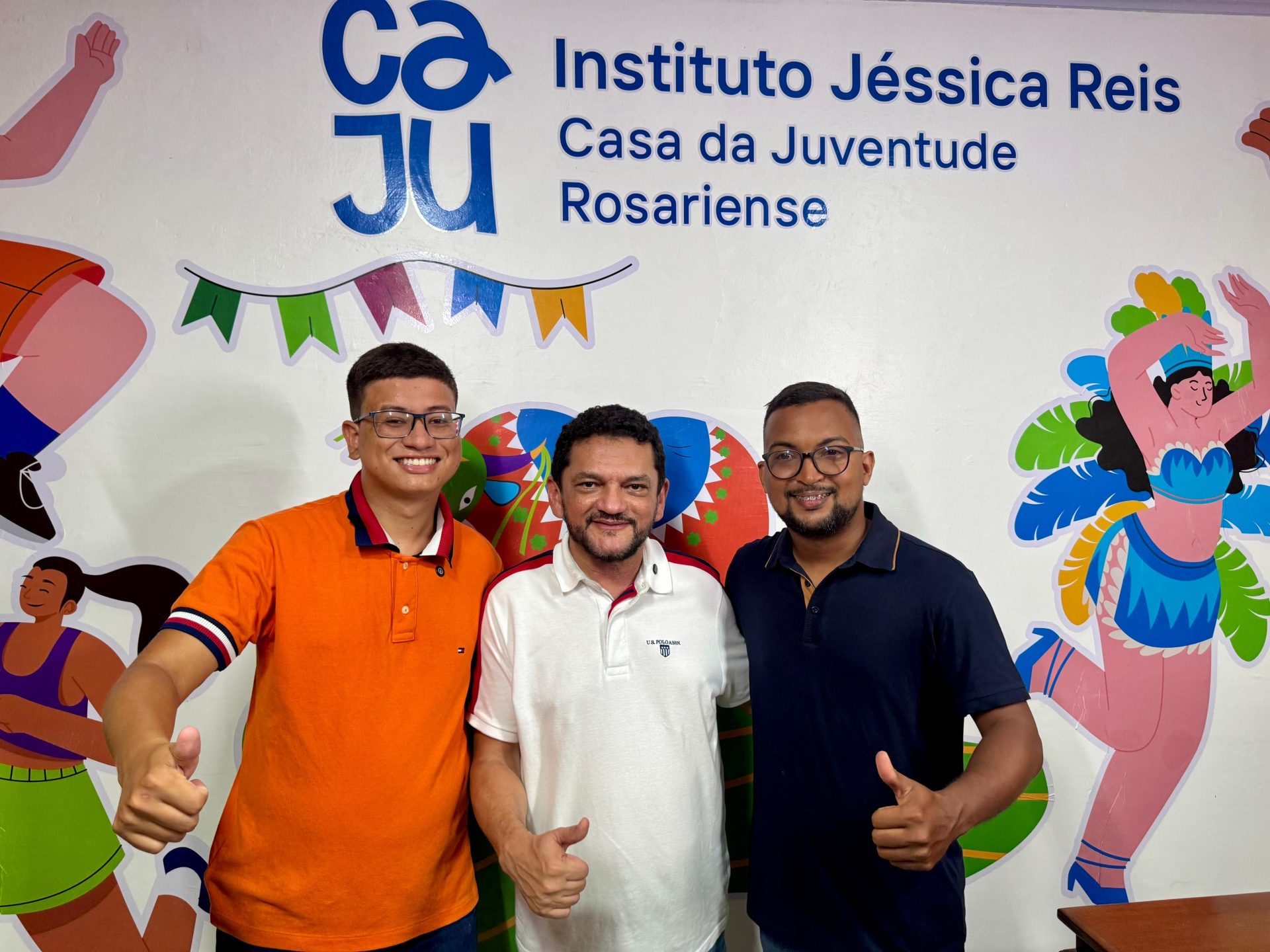 Claudio Cunha prestigia inauguração do Instituto Jéssica Reis em Rosário