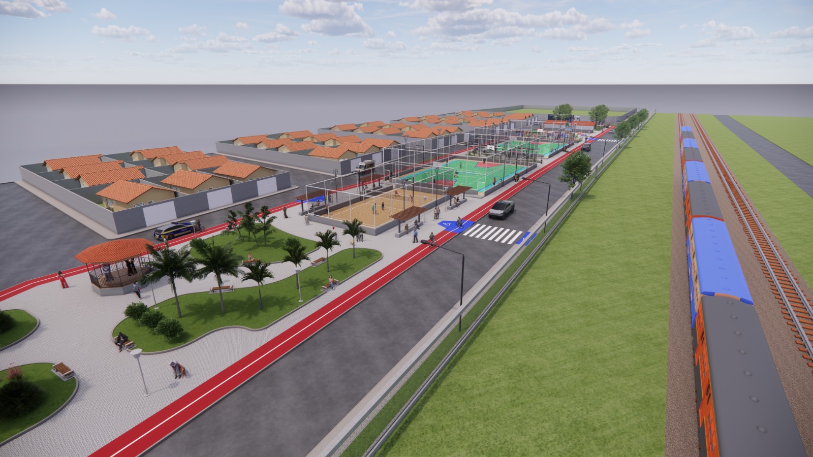 Em mais uma grande parceria com o Governo do Maranhão, prefeitura de Açailândia vai construir na Vila Ildemar uma grande praça com equipamentos modernos