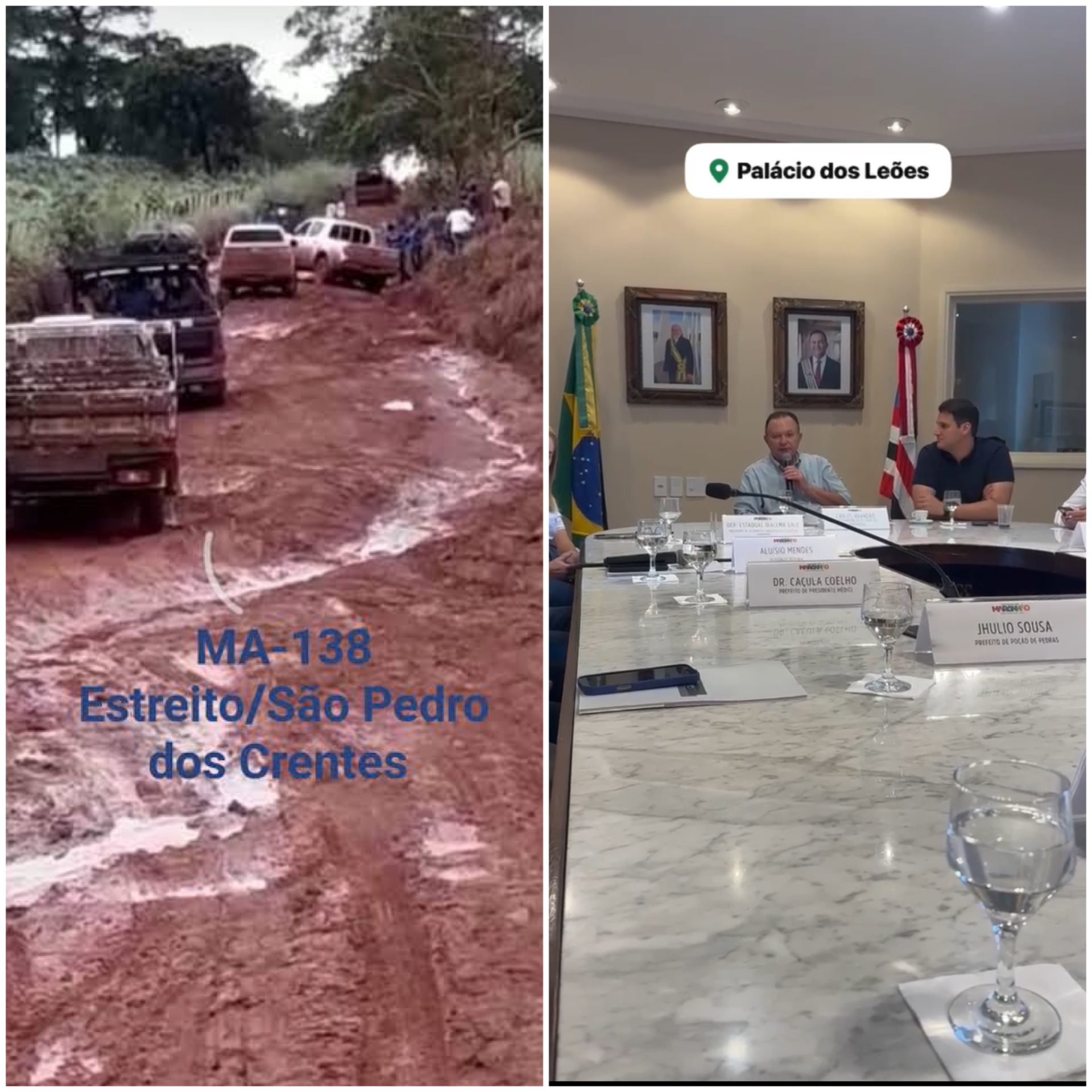 VÍDEO: Brandão promete pavimentação da MA-138 e pede prefeito de São Pedro dos Crentes para preparar churrasco