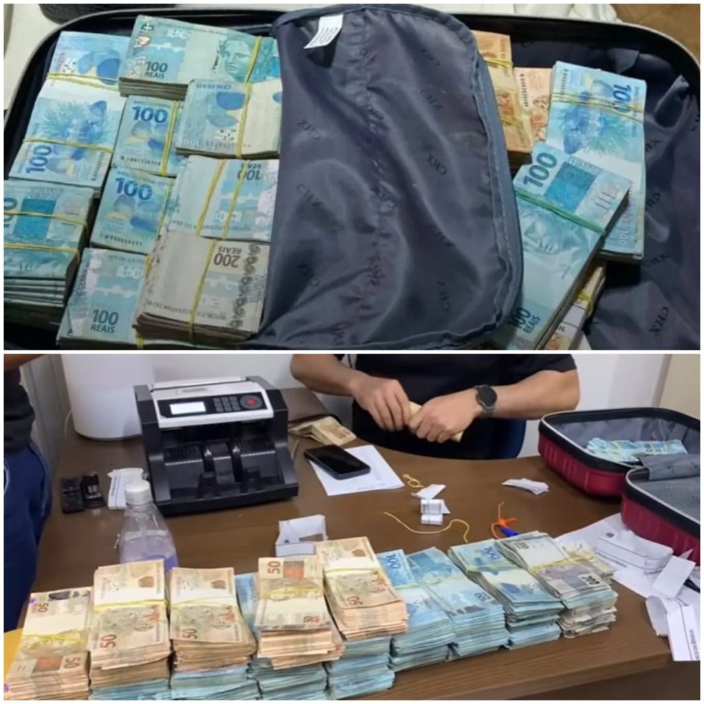 VÍDEO: Polícia Federal encontra mala com quase meio milhão na casa da mãe do prefeito de Caxias no Maranhão
