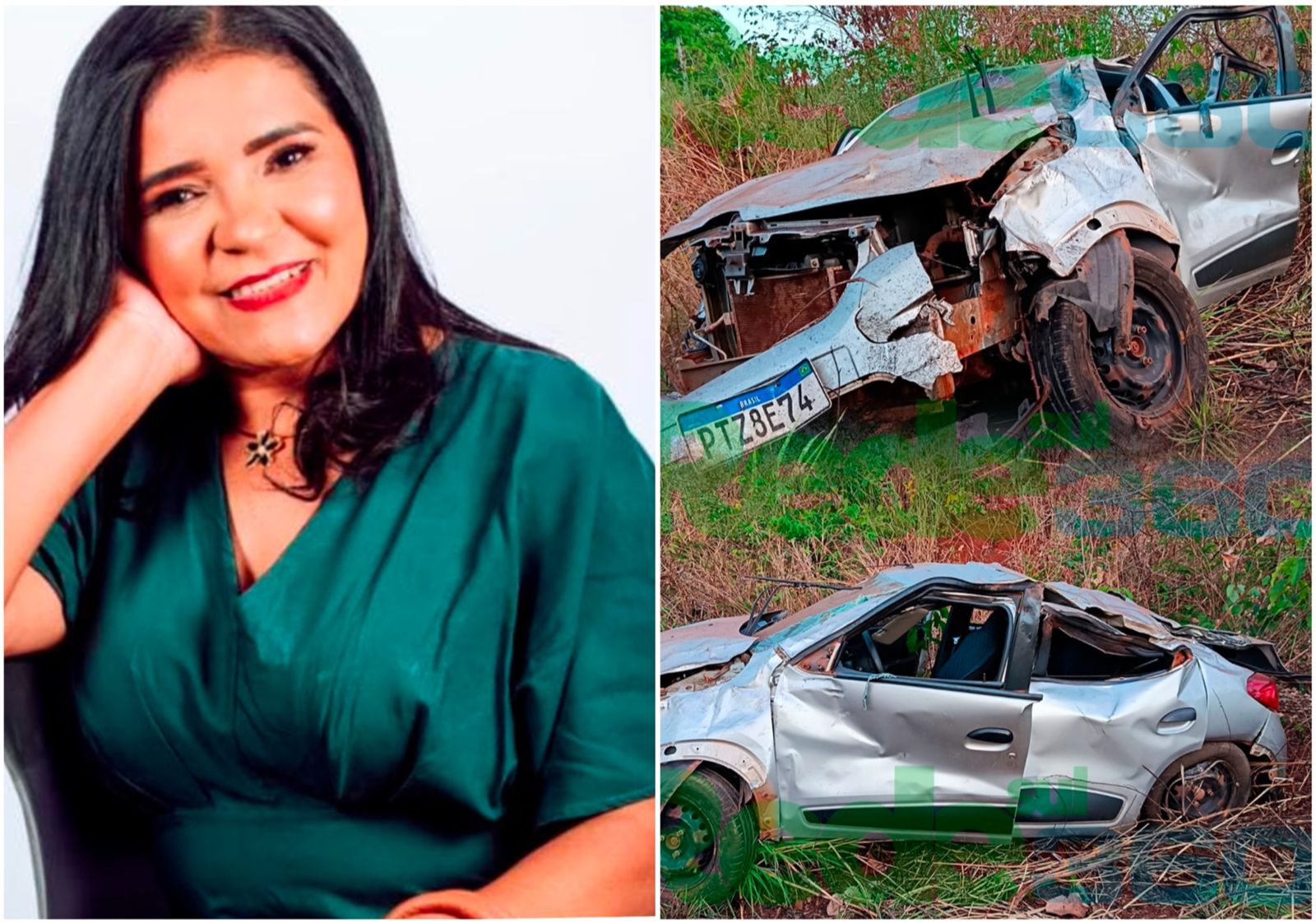 Grave acidente na BR-010 deixa recepcionista do hospital municipal de Porto Franco morta e duas pessoas feridas